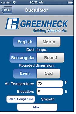 HVAC Mobile App: Greenheck Fan Corp.