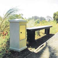 Ash Receptacle: Quick Crete Products Corp.