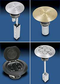 Power & Communication Receptacles: Thomas & Betts