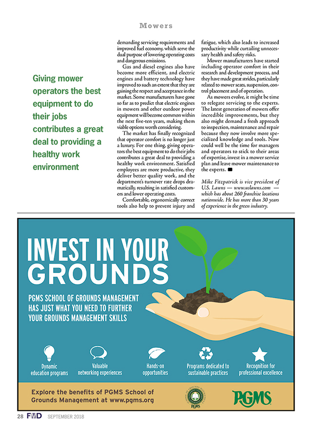 Facility Maintenance Decisions Magazine Issue September 2018