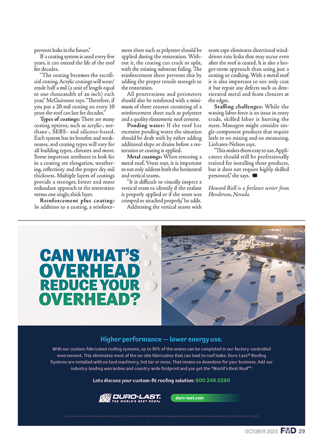 Facility Maintenance Decisions Magazine Issue October 2023