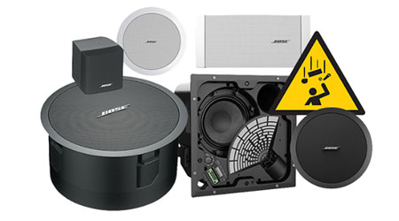 Ceiling Mounted Speakers Recalled Due To Impact Hazard Facility