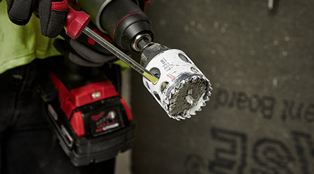 Facilities Management News Milwaukee Tool Hole Dozer with Carbide