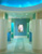 
At the Field Museum in Chicago, restrooms feature cloud paintings on the
ceiling and display cases with materials from the gift shop.
